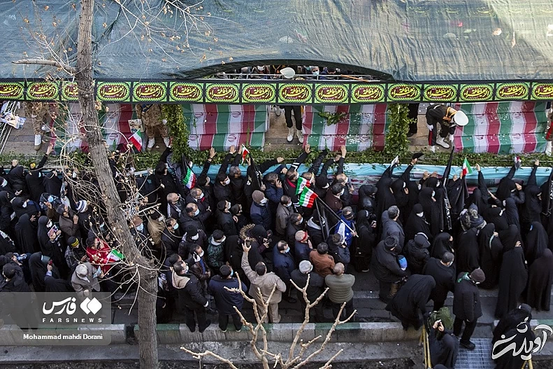 (تصاویر) تشییع ۱۵۰ شهید گمنام در تهران